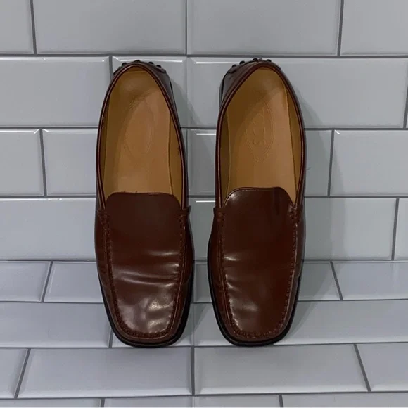Tod\'s light brown leather penny loafers. Size 9.5 s-l400.jpg main image 4